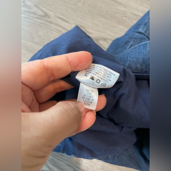 Hanna Anderson girls denim pineapple, ice cream, banana dress - Picture 6 of 9